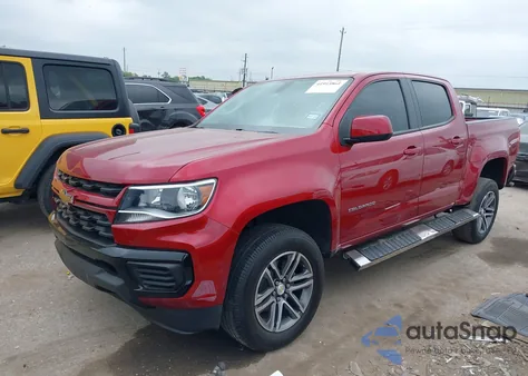 2021 Chevrolet Colorado 2Wd Short Box Wt из США, поврежденный, VIN 1GCGSBENXM1212204